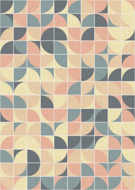 Soyut Geometrik Desen üretken hesaplama sanatı çizimi