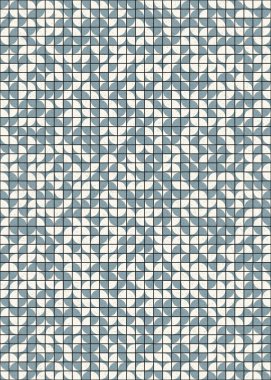 Soyut Geometrik Desen üretken hesaplama sanatı çizimi