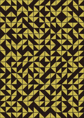 Soyut Geometrik Desen üretken hesaplama sanatı çizimi