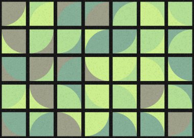 soyut geometrik model vektör çizimi