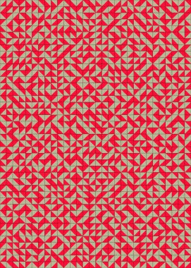 Soyut Geometrik Desen üretken hesaplama sanatı çizimi