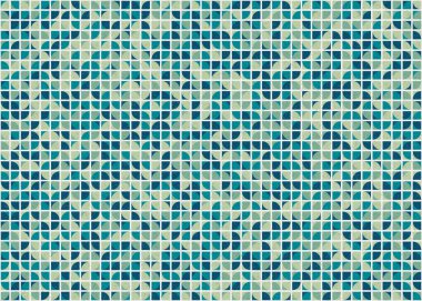 Soyut Geometrik Desen üretken hesaplama sanatı çizimi