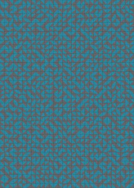 Soyut Geometrik Desen üretken hesaplama sanatı çizimi