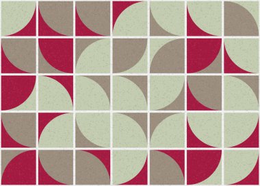 Soyut Geometrik Desen üretken hesaplama sanatı çizimi