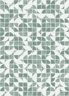 Soyut Geometrik Desen üretken hesaplama sanatı çizimi