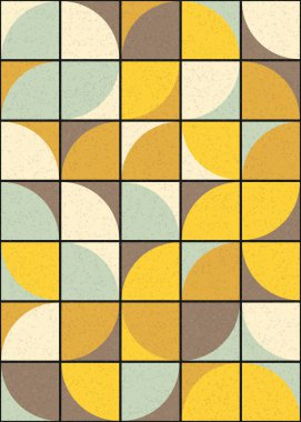 Soyut Geometrik Desen üretken hesaplama sanatı çizimi