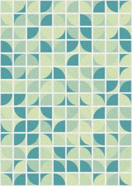 Soyut Geometrik Desen üretken hesaplama sanatı çizimi