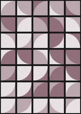 Soyut Geometrik Desen üretken hesaplama sanatı çizimi