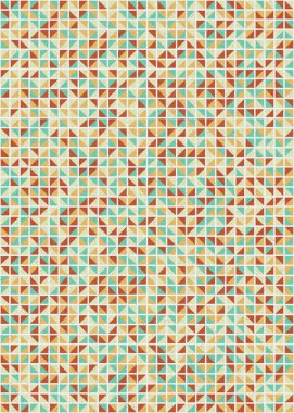 Soyut Geometrik Desen üretken hesaplama sanatı çizimi