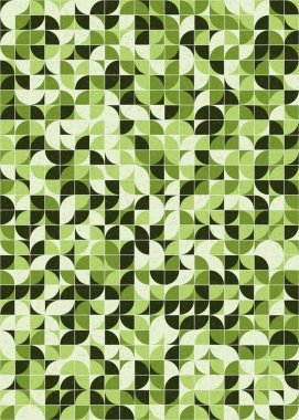 Soyut Geometrik Desen üretken hesaplama sanatı çizimi