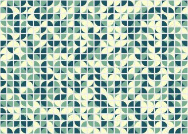 Soyut Geometrik Desen, üretken hesaplama sanatı çizimi