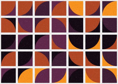 Soyut Geometrik Desen, üretken hesaplama sanatı çizimi