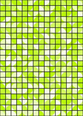 Soyut Geometrik Desen üretken hesaplama sanatı çizimi