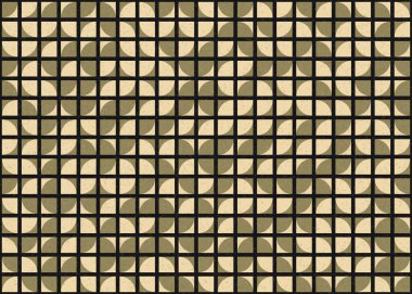 Soyut Geometrik Desen üretken hesaplama sanatı çizimi