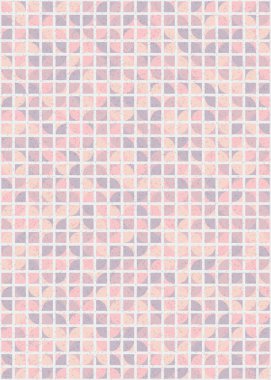 Soyut Geometrik Desen üretken hesaplama sanatı çizimi