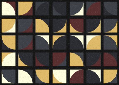 Soyut Geometrik Desen, üretken hesaplama sanatı çizimi