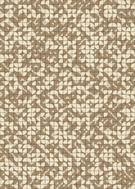 Soyut Geometrik Desen üretken hesaplama sanatı çizimi