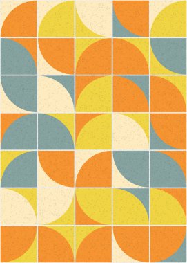 Soyut Geometrik Desen üretken hesaplama sanatı çizimi