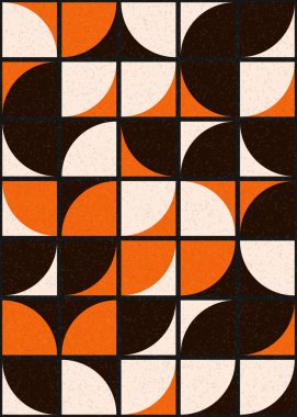 Soyut Geometrik Desen üretken hesaplama sanatı çizimi