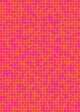 Soyut Geometrik Desen üretken hesaplama sanatı çizimi