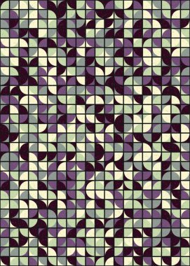 soyut geometrik model vektör çizimi