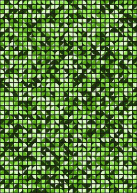 Soyut Geometrik Desen üretken hesaplama sanatı çizimi