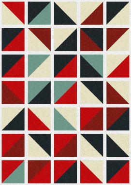 soyut geometrik model vektör çizimi