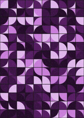 Soyut Geometrik Desen üretken hesaplama sanatı çizimi
