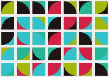 soyut geometrik model vektör çizimi