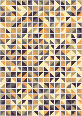 Soyut Geometrik Desen üretken hesaplama sanatı çizimi