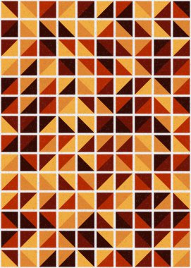 Soyut Geometrik Desen üretken hesaplama sanatı çizimi