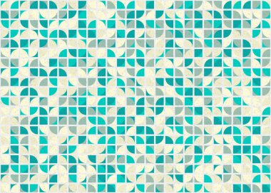 Soyut Geometrik Desen, üretken hesaplama sanatı çizimi