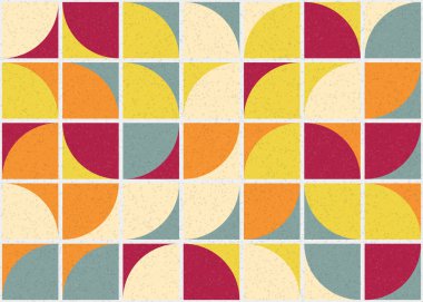 Soyut Geometrik Desen, üretken hesaplama sanatı çizimi