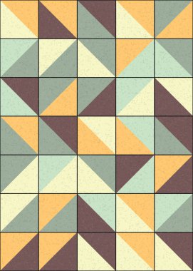 Soyut Geometrik Desen üretken hesaplama sanatı çizimi