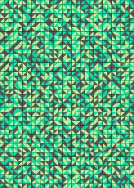 Soyut Geometrik Desen üretken hesaplama sanatı çizimi