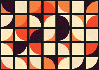 Soyut Geometrik Desen üretken hesaplama sanatı çizimi