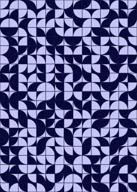 Soyut Geometrik Desen üretken hesaplama sanatı çizimi