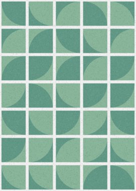 Soyut Geometrik Desen üretken hesaplama sanatı çizimi