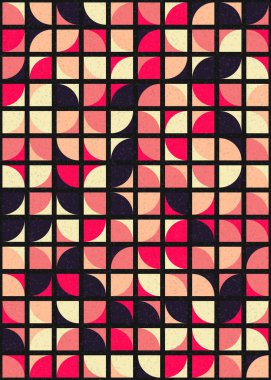 soyut geometrik model vektör çizimi