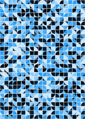 soyut geometrik model vektör çizimi