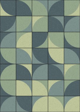 Soyut Geometrik Desen üretken hesaplama sanatı çizimi