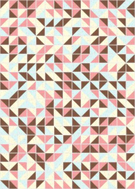 Soyut Geometrik Desen üretken hesaplama sanatı çizimi