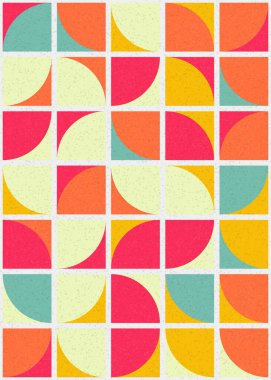 Soyut Geometrik Desen üretken hesaplama sanatı çizimi