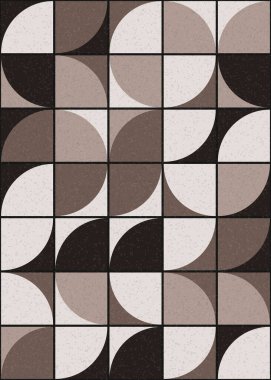 Soyut Geometrik Desen üretken hesaplama sanatı çizimi