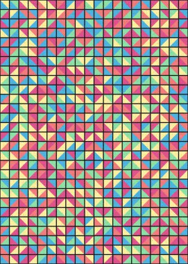 soyut geometrik model vektör çizimi