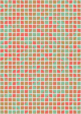 Soyut Geometrik Desen üretken hesaplama sanatı çizimi