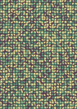 Soyut Geometrik Desen üretken hesaplama sanatı çizimi