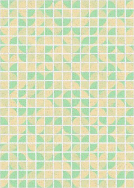 Soyut Geometrik Desen üretken hesaplama sanatı çizimi