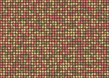 Soyut Geometrik Desen üretken hesaplama sanatı çizimi