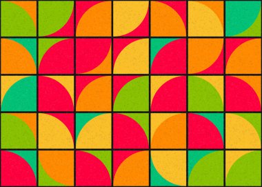 Soyut Geometrik Desen üretken hesaplama sanatı çizimi